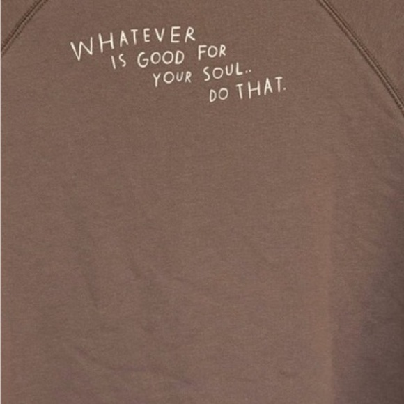 NATURAL LIFE Brown Sweatshirt with Daisy Design - Picture 2 of 3